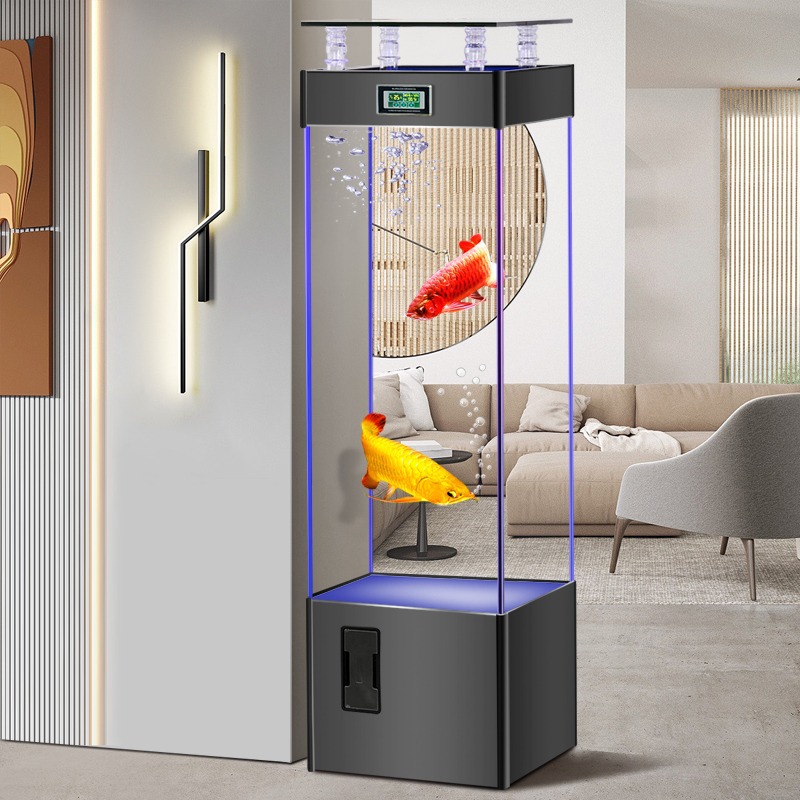 Live Fish Aquarium - Ultra şeffaf cam balık tankı, su