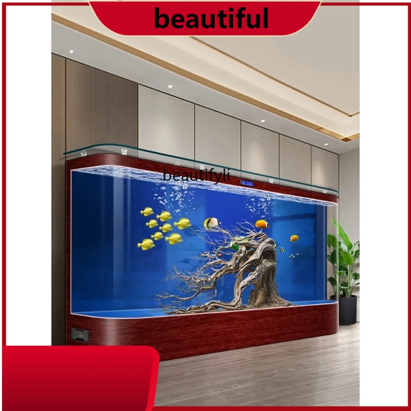 Live Fish Aquarium - Tabandan tavana ekolojik balık tankı oturma