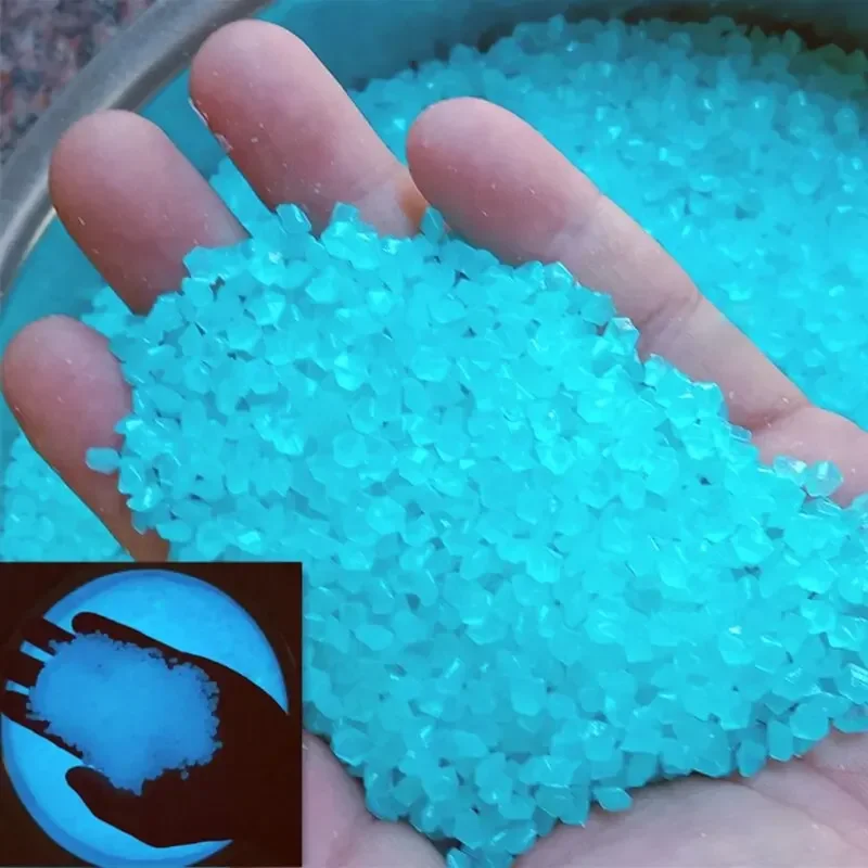 Aquarium Fish Fishing - 1000 adet 3-5mm Aydınlık Kum Karanlıkta