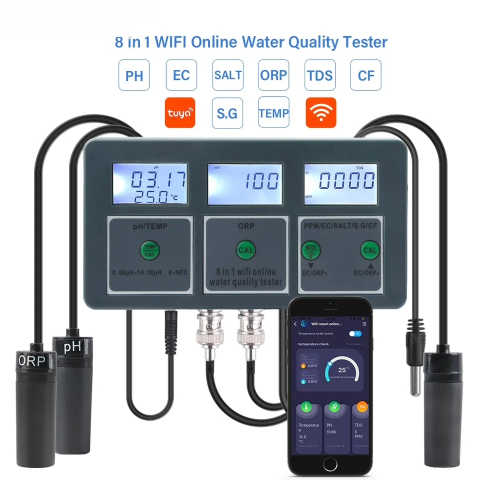 Aquarium Fish In Online - WiFi Dijital PH ORP TDS EC