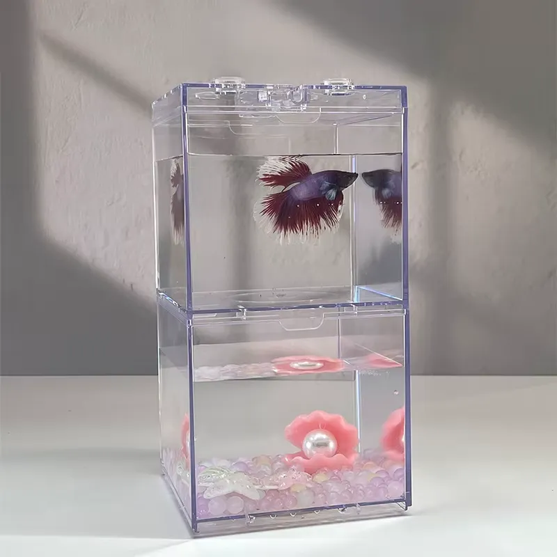 Aquarium Fish Small - Relaxlines Mini Akvaryum Kutusu Masa Dekorasyonu