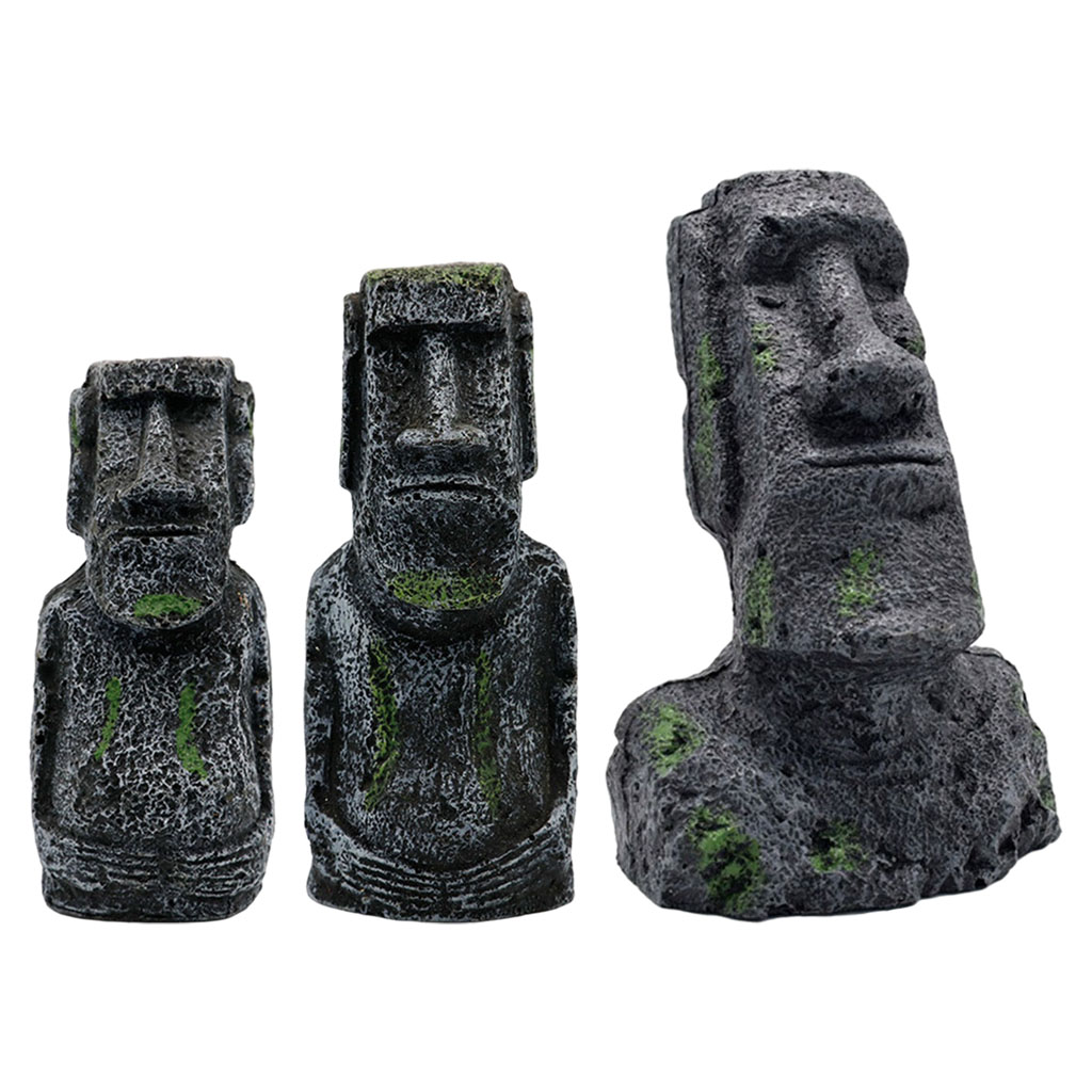 Akvaryum Moai Heykelleri Paska - Aquarium Fish Fishing incelemesi ve fiyatı
