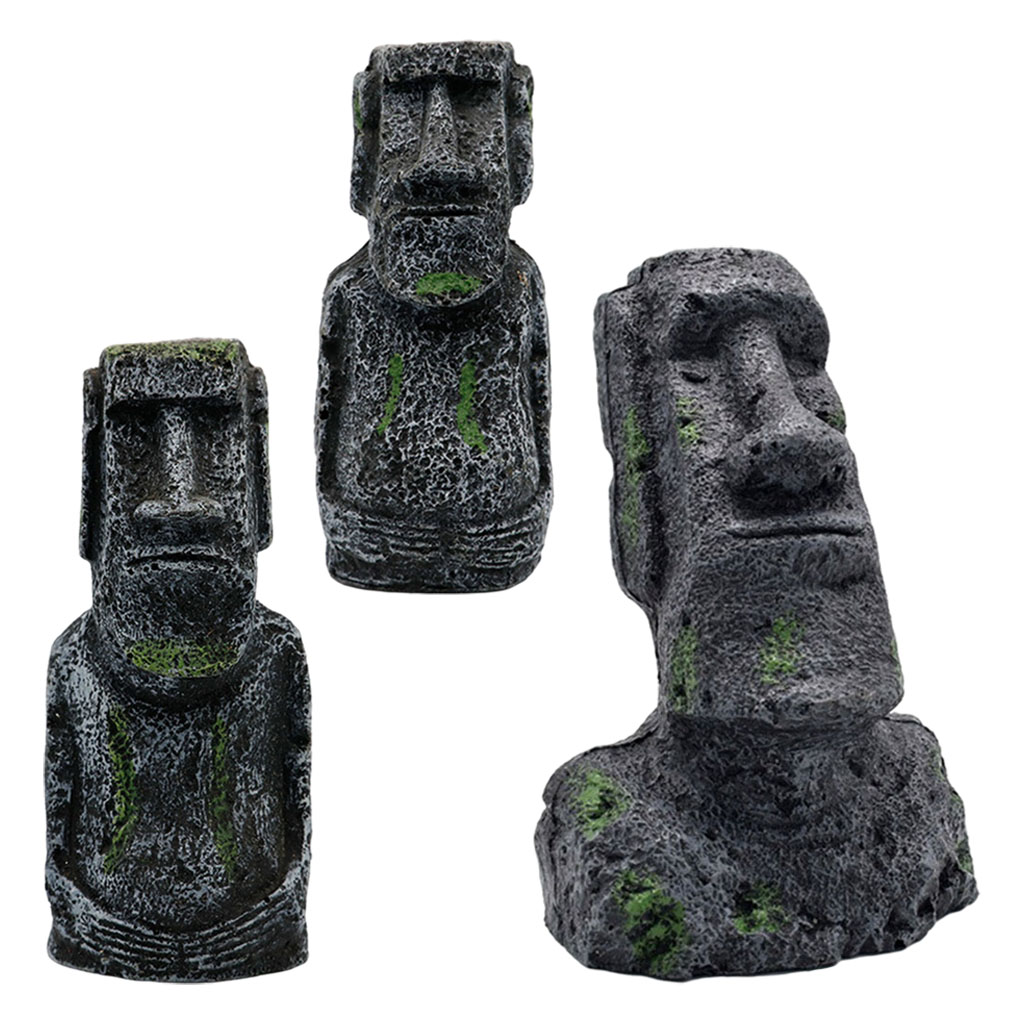 Akvaryum Moai Heykelleri Paska - Aquarium Fish Fishing incelemesi ve fiyatı