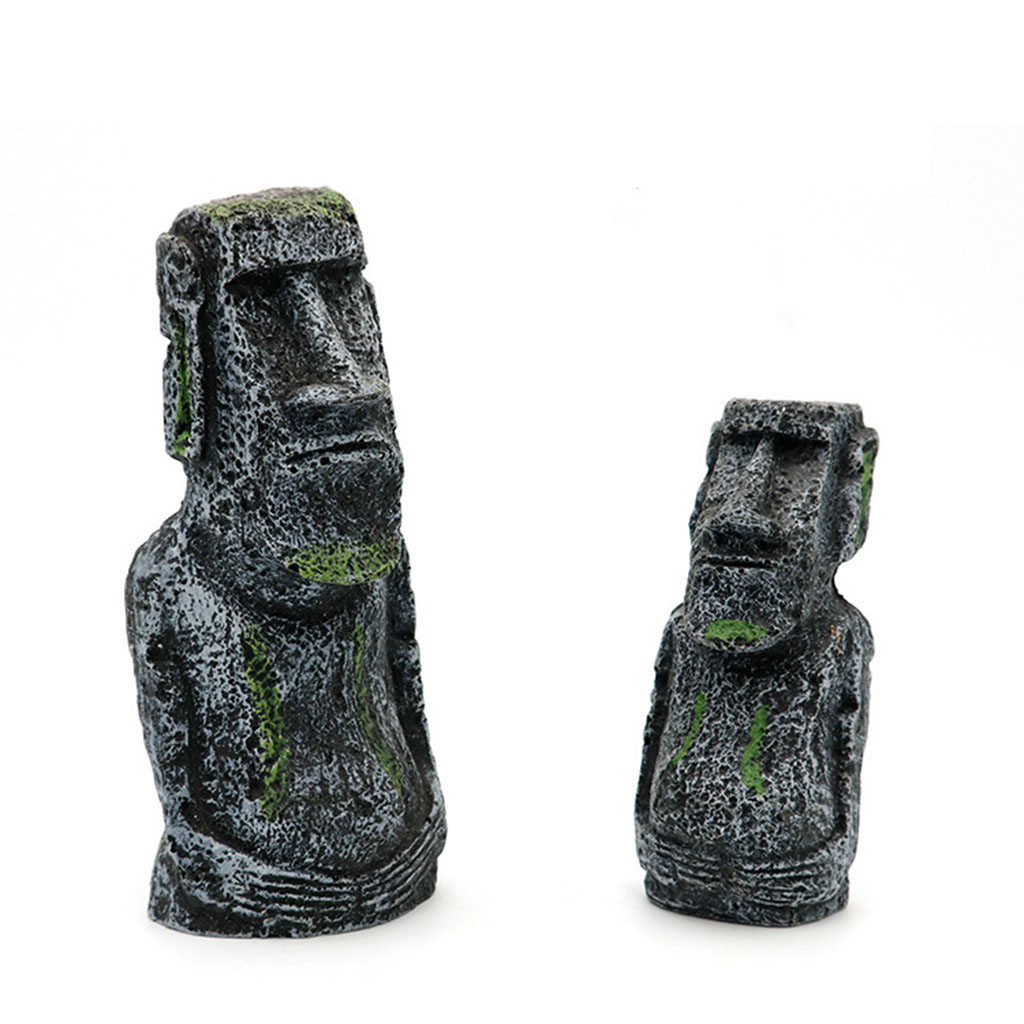 Akvaryum Moai Heykelleri Paska - Aquarium Fish Fishing incelemesi ve fiyatı