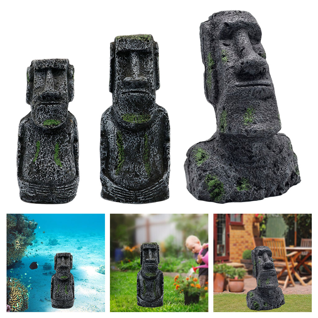 Akvaryum Moai Heykelleri Paska - Aquarium Fish Fishing incelemesi ve fiyatı