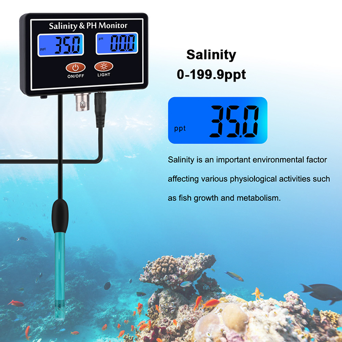 Çevrimiçi PH ve Tuzluluk Ölçer - Aquarium Fish In Online incelemesi ve fiyatı