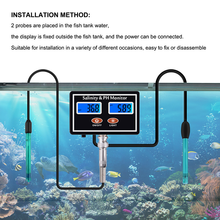 Çevrimiçi PH ve Tuzluluk Ölçer - Aquarium Fish In Online incelemesi ve fiyatı