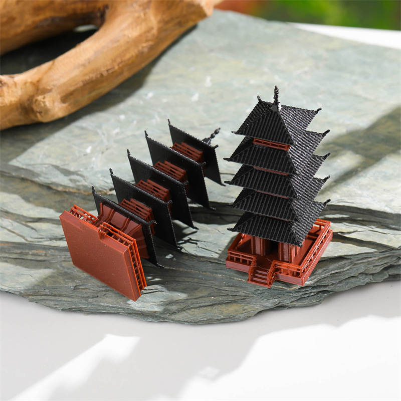 Mini Pagoda Heykeli Antik Bina - Aquarium Fish Small incelemesi ve fiyatı
